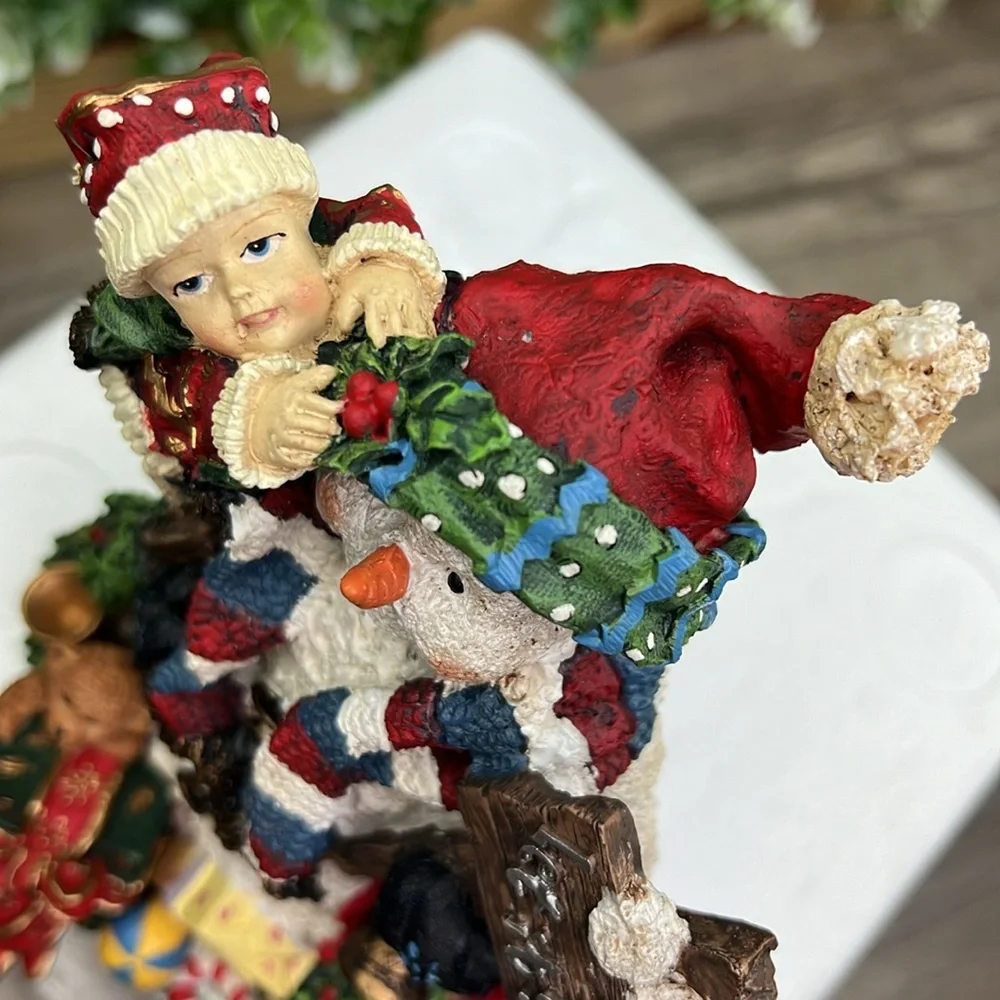 Grandeur Noel Snowman Christmas Stocking Holder New In Box